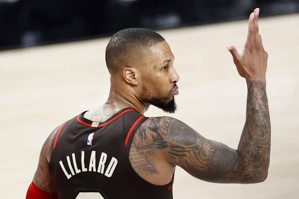 NBA star Damian Lillard