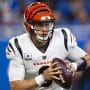 Cincinnati Bengals quarterback Joe Burrow during a 2021 regular-season game.