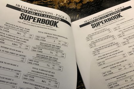 SuperBook 2022 Super Bowl prop bets packet