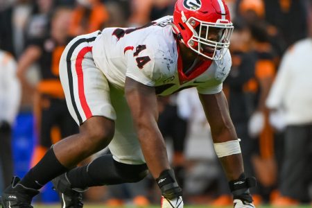 Georgia defensive lineman Travon Walker (44)