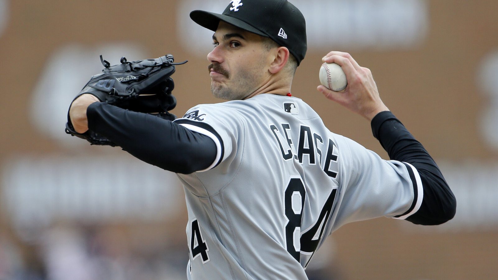 Dylan Cease #84 of the Chicago White Sox pitches against the Detroit Tigers during the second inning at Comerica Park on April 9, 2022, in Detroit, Michigan.