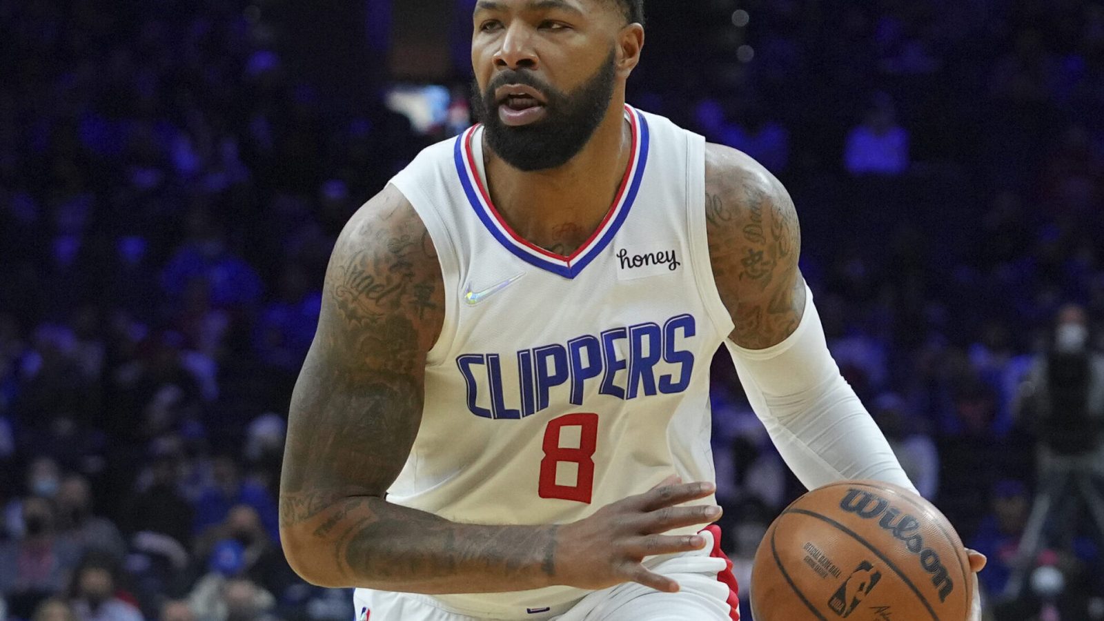 Marcus Morris Sr. #8 of the LA Clippers