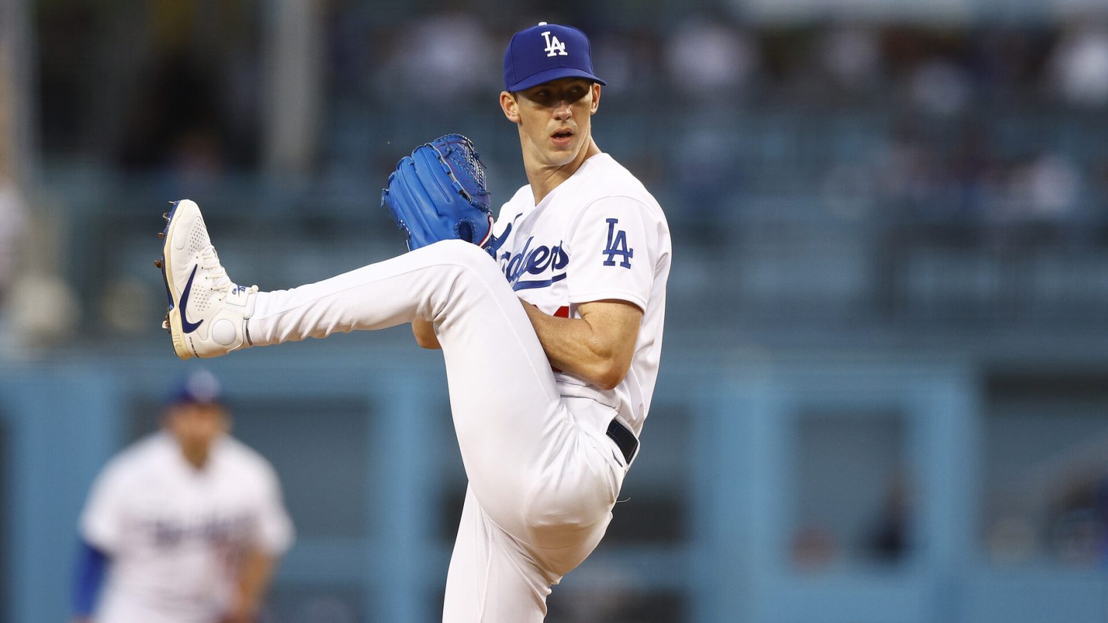 Walker Buehler #21 of the Los Angeles Dodgers
