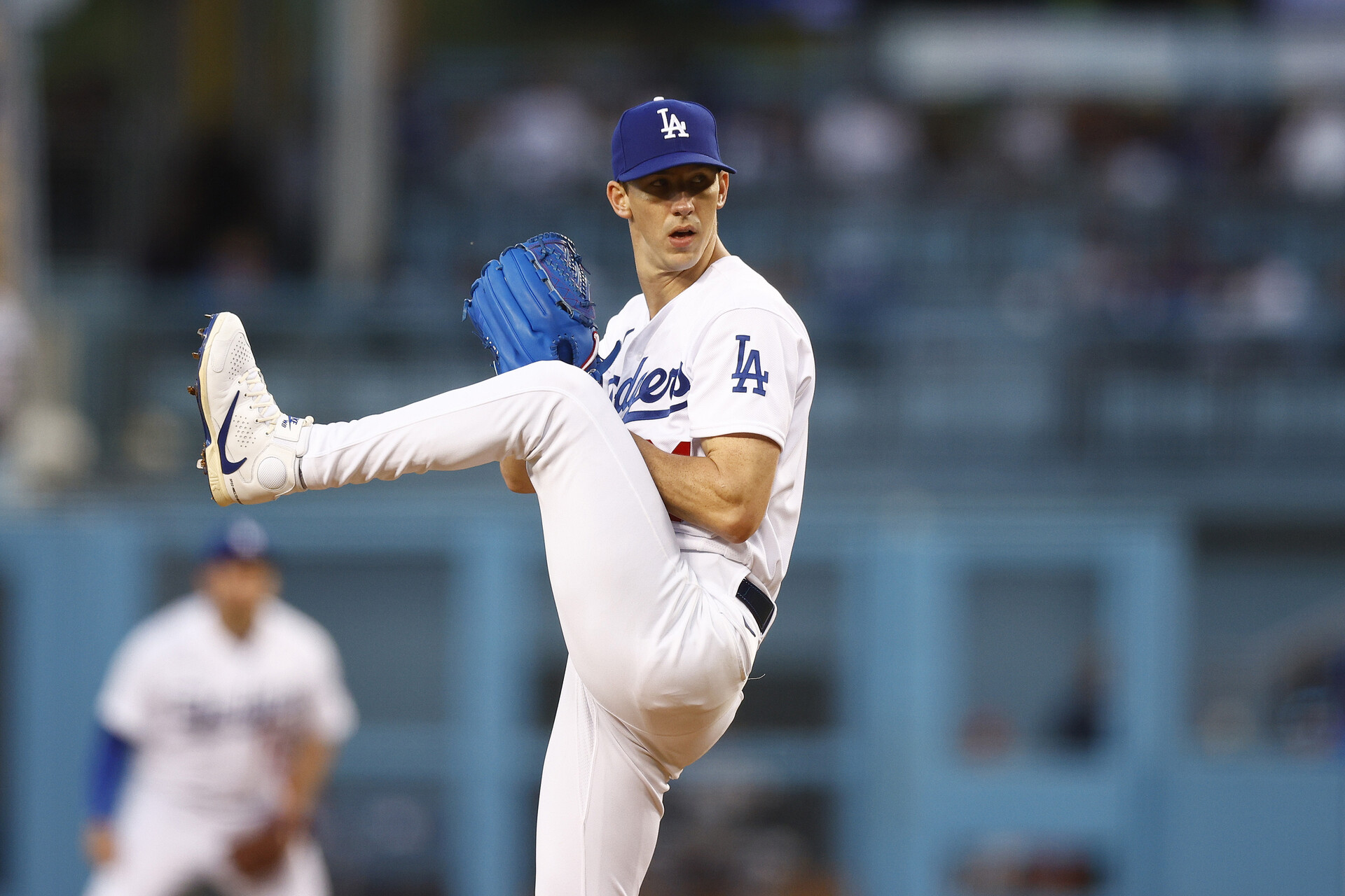 Walker Buehler #21 of the Los Angeles Dodgers