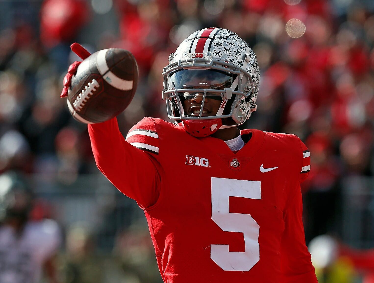 Ohio State's Garrett Wilson could be the first wide receiver selected in April's draft.