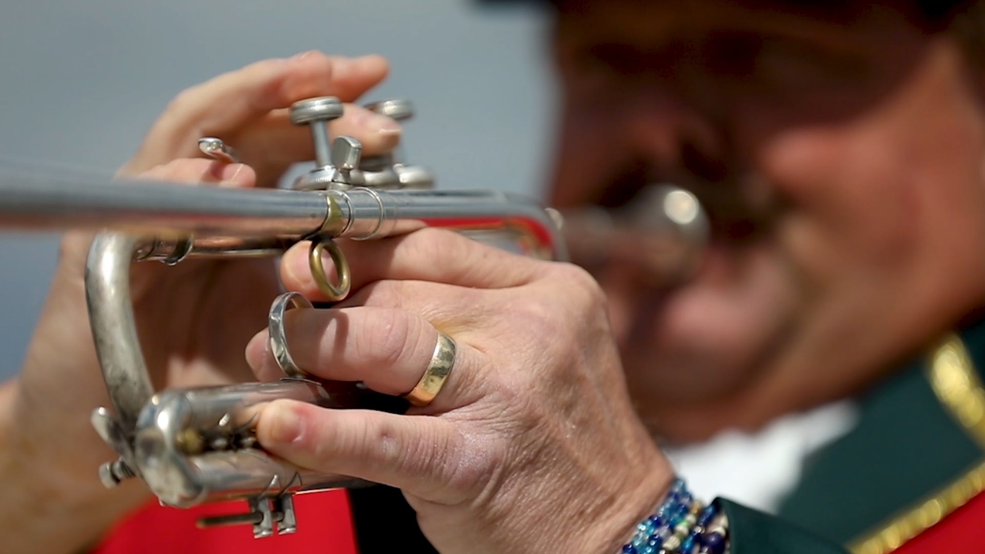 Churchill Downs bugler Steve Buttleman.