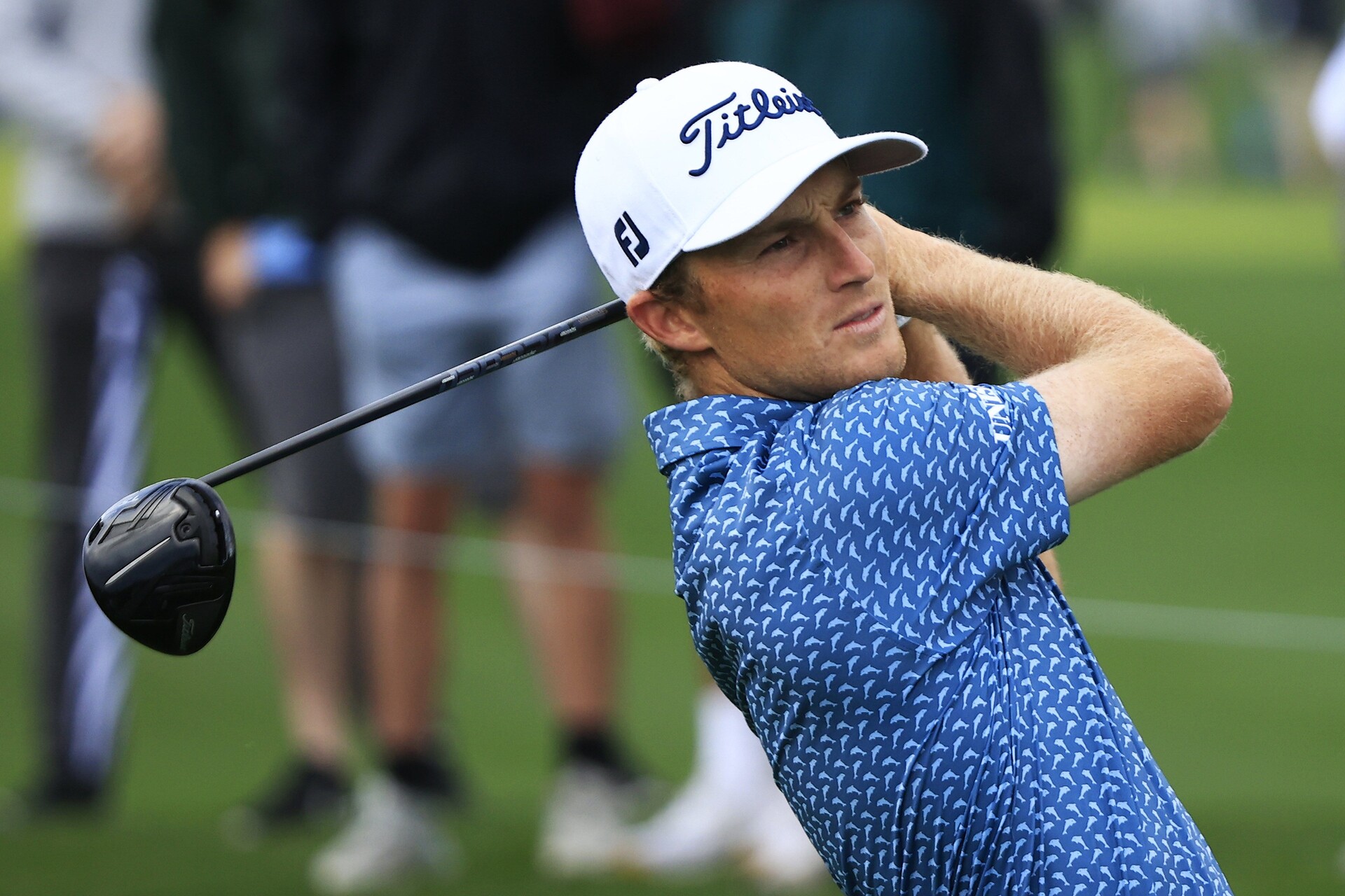 Will Zalatoris tees off on 1 of the Players Stadium Course Thursday, March 10, 2022 at TPC Sawgrass in Ponte Vedra Beach. Thursday marked the opening round of golf for The Players Championship.
