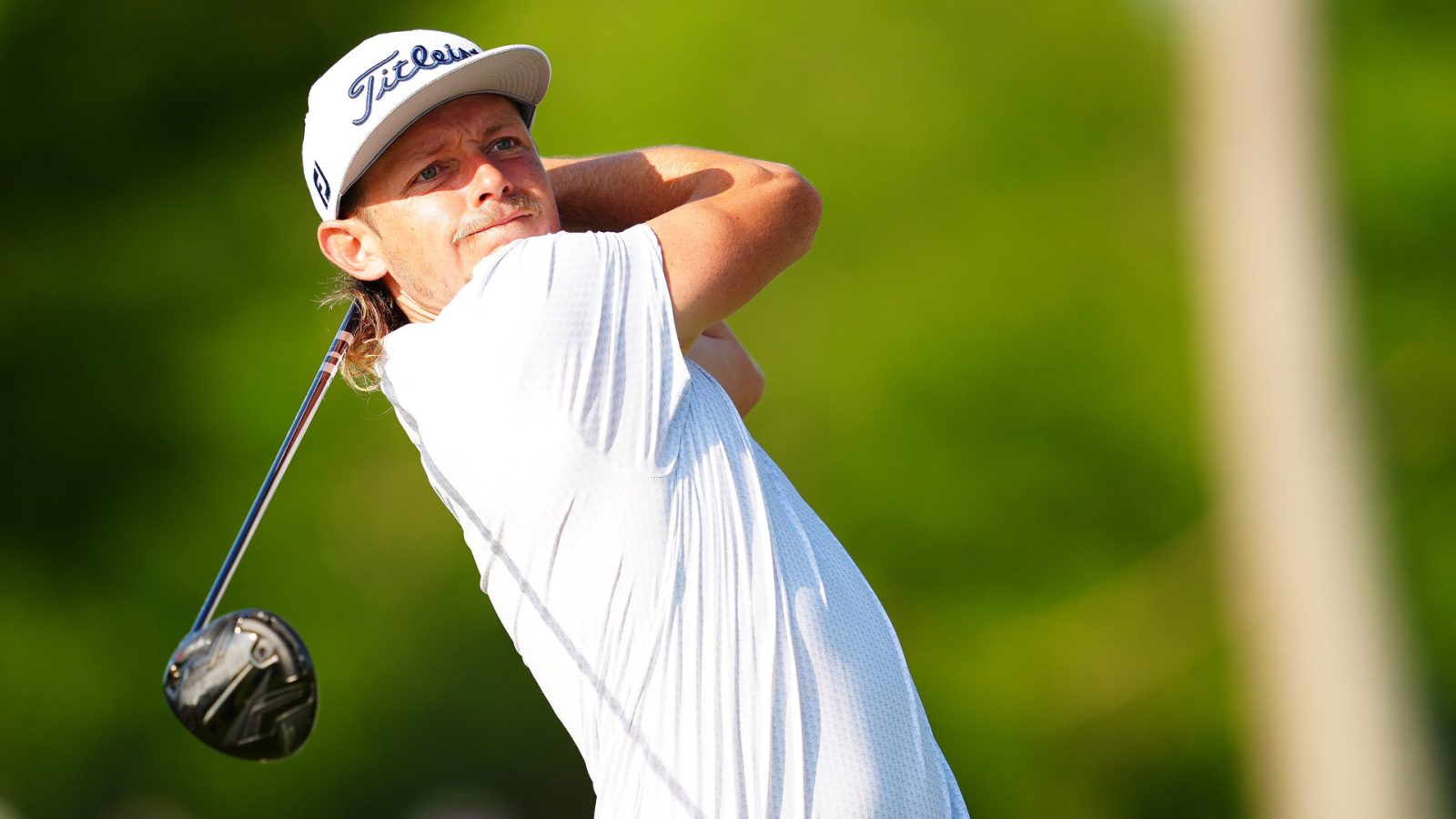 Cameron Smith plays from the 13th tee during the first round of the Zurich Classic of New Orleans golf tournament.