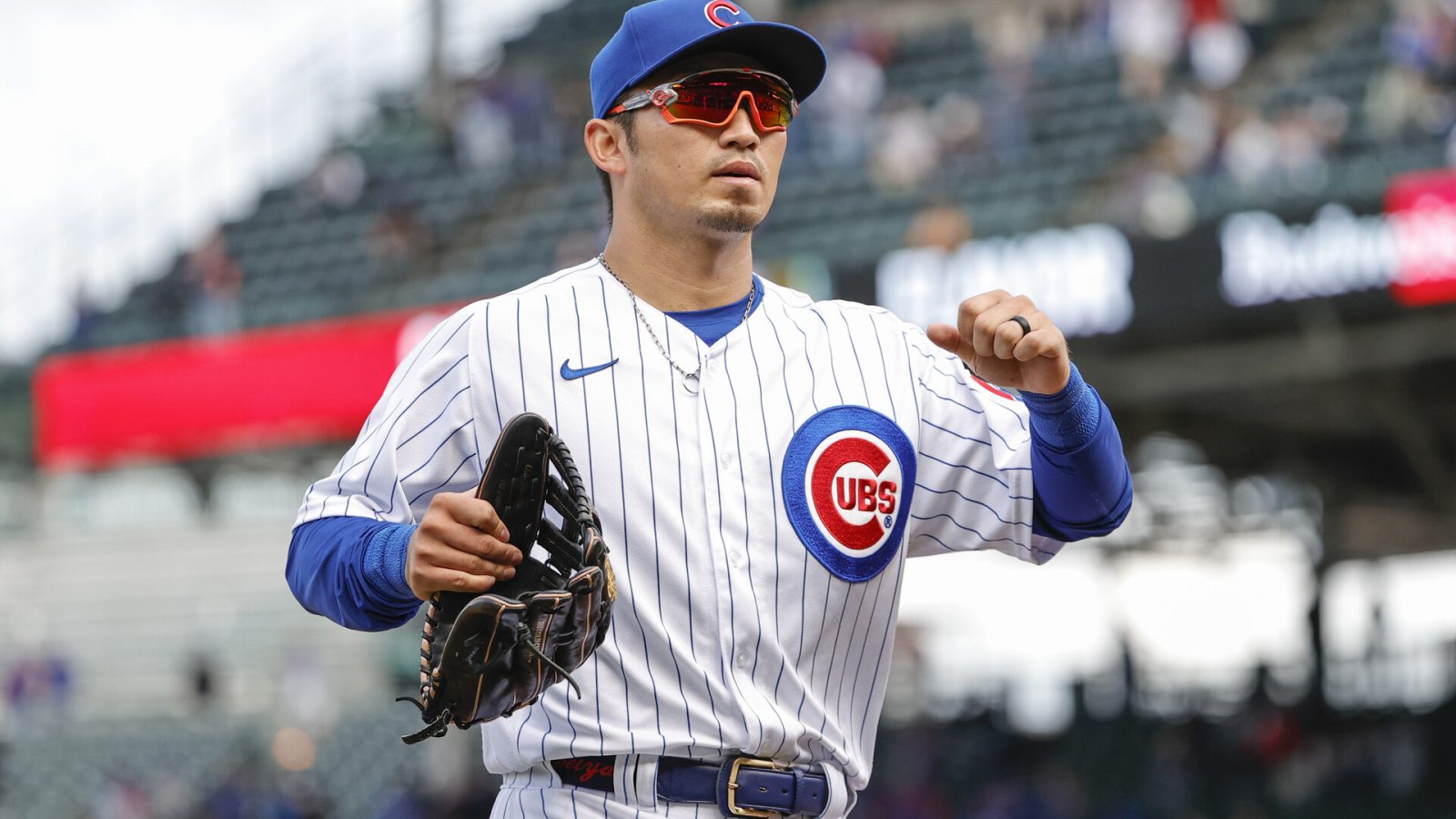 Chicago Cubs right fielder Seiya Suzuki (27)