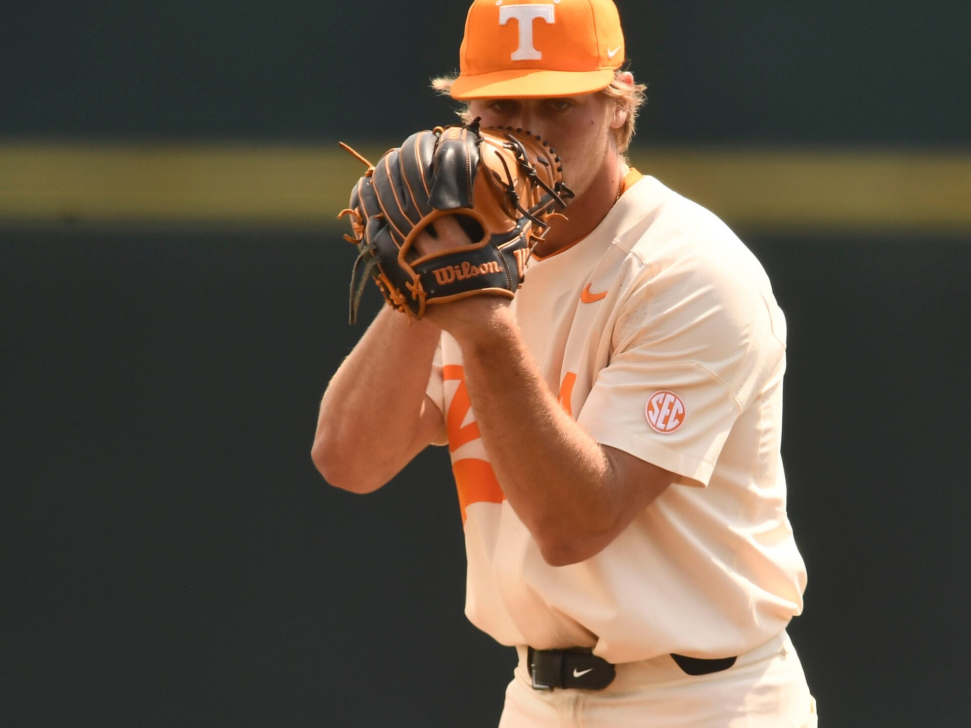 Tennessee's Ben Joyce (44) pitches against Auburn during an NCAA baseball game in Knoxville, Tenn. on Sunday, May 1, 2022.