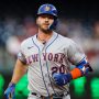 New York Mets designated hitter Pete Alonso (20) in action against the Washington Nationals at Nationals Park.