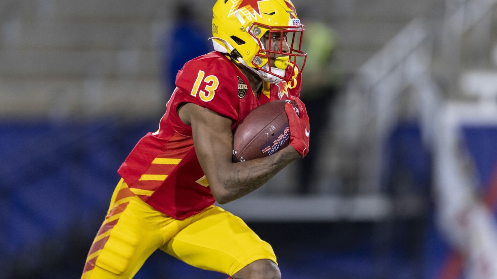 Philadelphia Stars wide receiver Maurice Alexander (13)