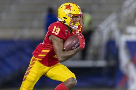 Philadelphia Stars wide receiver Maurice Alexander (13)