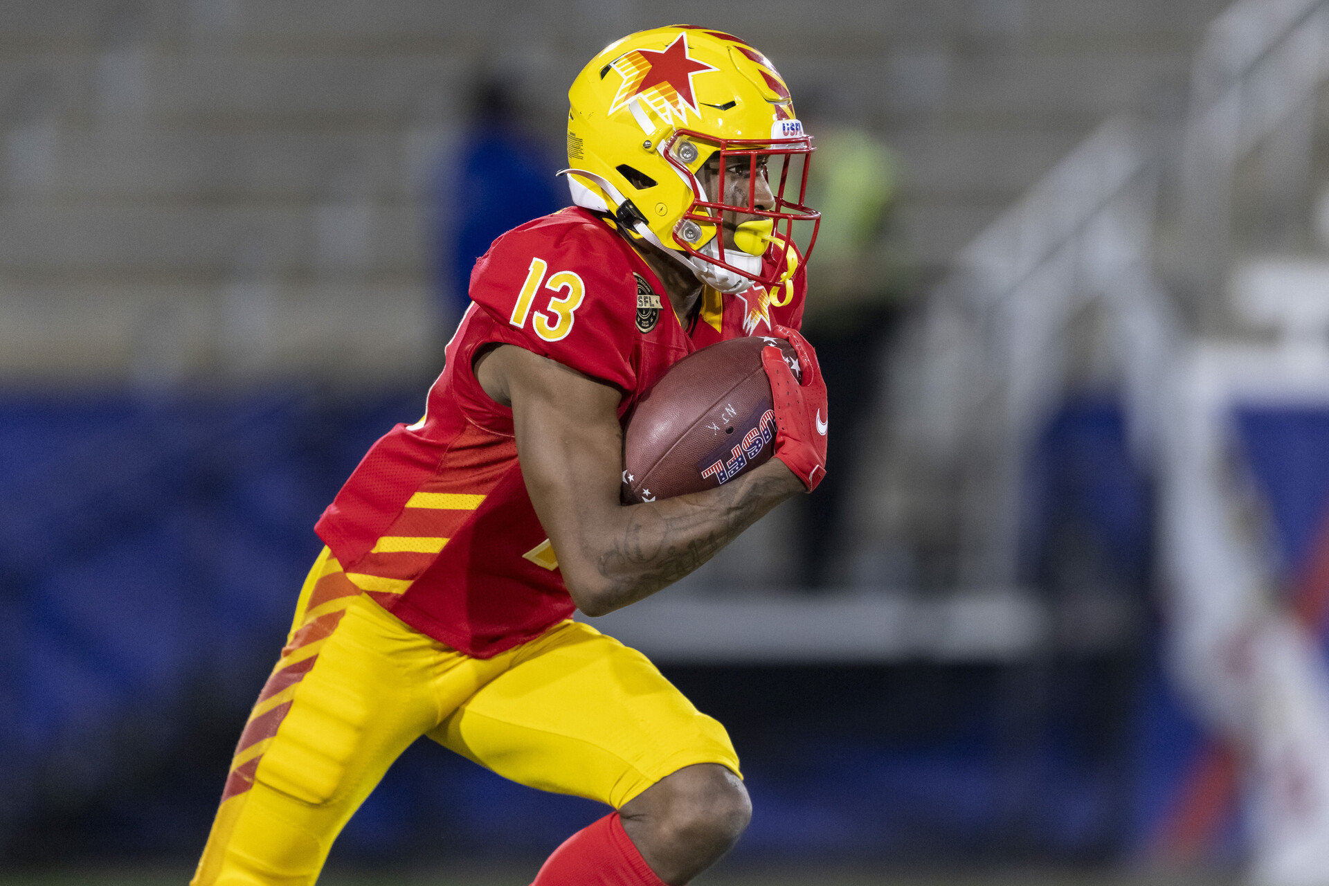 Philadelphia Stars wide receiver Maurice Alexander (13)