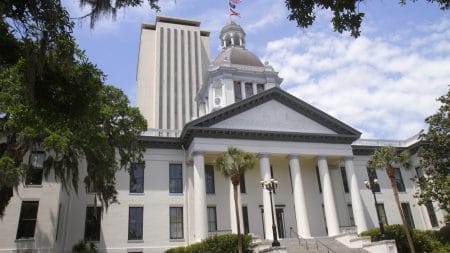 The exterior of the Florida State Capitol museum.