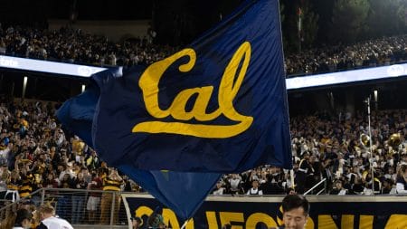 California Golden Bears flag waves