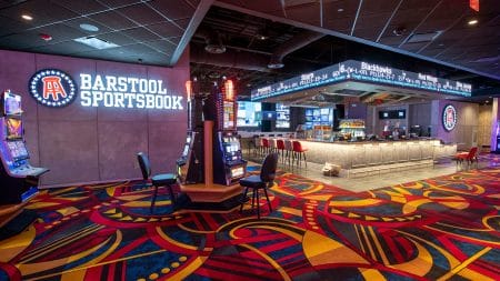 The first Barstool Sportsbook in the state is opening at Hollywood Casino York.