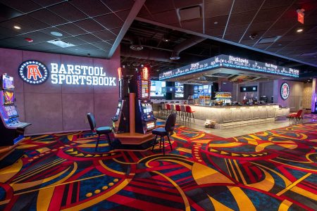 The first Barstool Sportsbook in the state is opening at Hollywood Casino York.