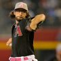 Arizona Diamondbacks starting pitcher Zac Gallen (23) in the first inning against the Colorado Rockies at Chase Field.