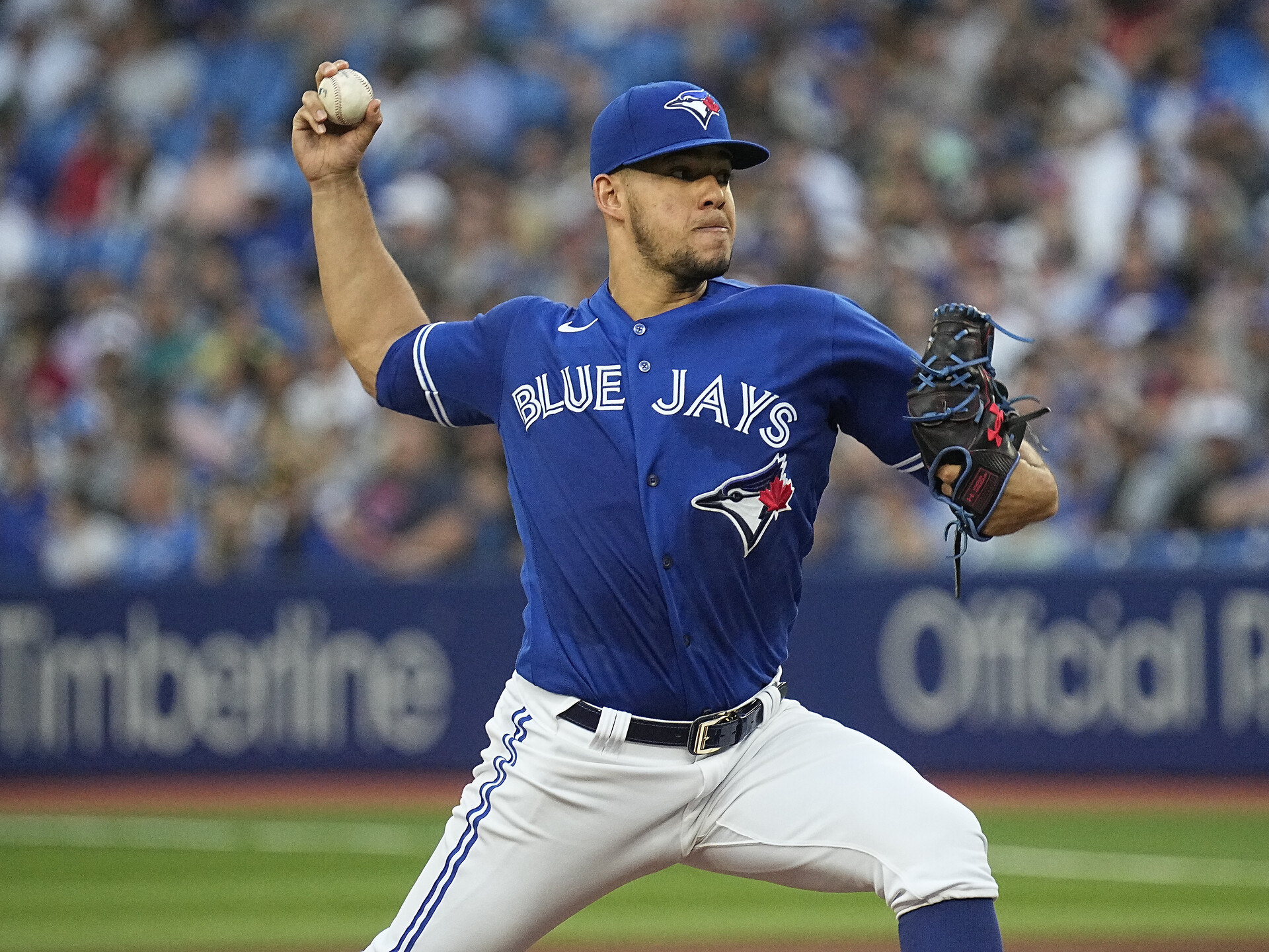 Toronto Blue Jays starting pitcher Jose Berrios (17)