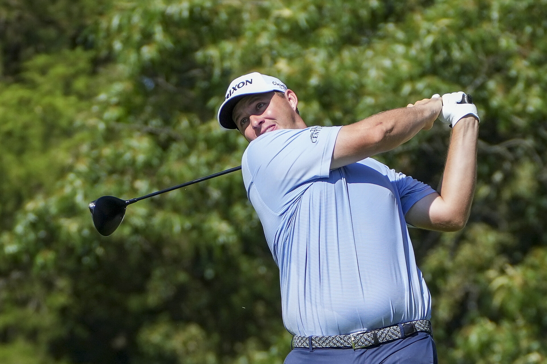 Aug 12, 2022; Memphis, Tennessee, USA; Sepp Straka plays from the seventh tee during the second round of the FedEx St. Jude Championship golf tournament at TPC Southwind