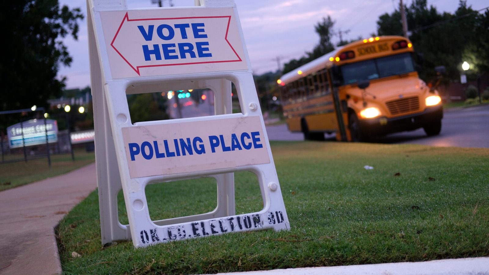 Runoff election voting began shortly after dawn for some early morning voters on Tuesday, Aug. 23, 2022, at Spring Creek Assembly of God in Edmond.
