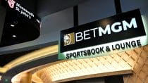 MGM National Harbor, Governor Larry Hogan and Joe Theismann launch sports betting in Maryland with BETMGM at MGM National Harbor on December 09, 2021 in Oxon Hill, Maryland.