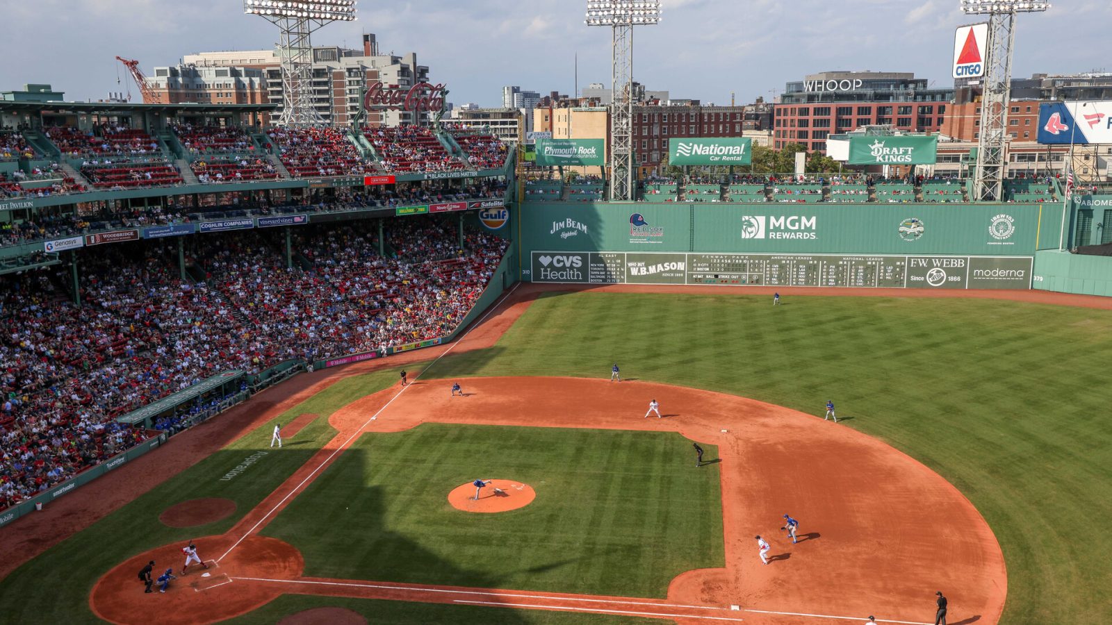 Sep 18, 2022; Boston, Massachusetts, USA; A general view of Fenway Park during a game between the Kansas City Royals and the Boston Red Sox.