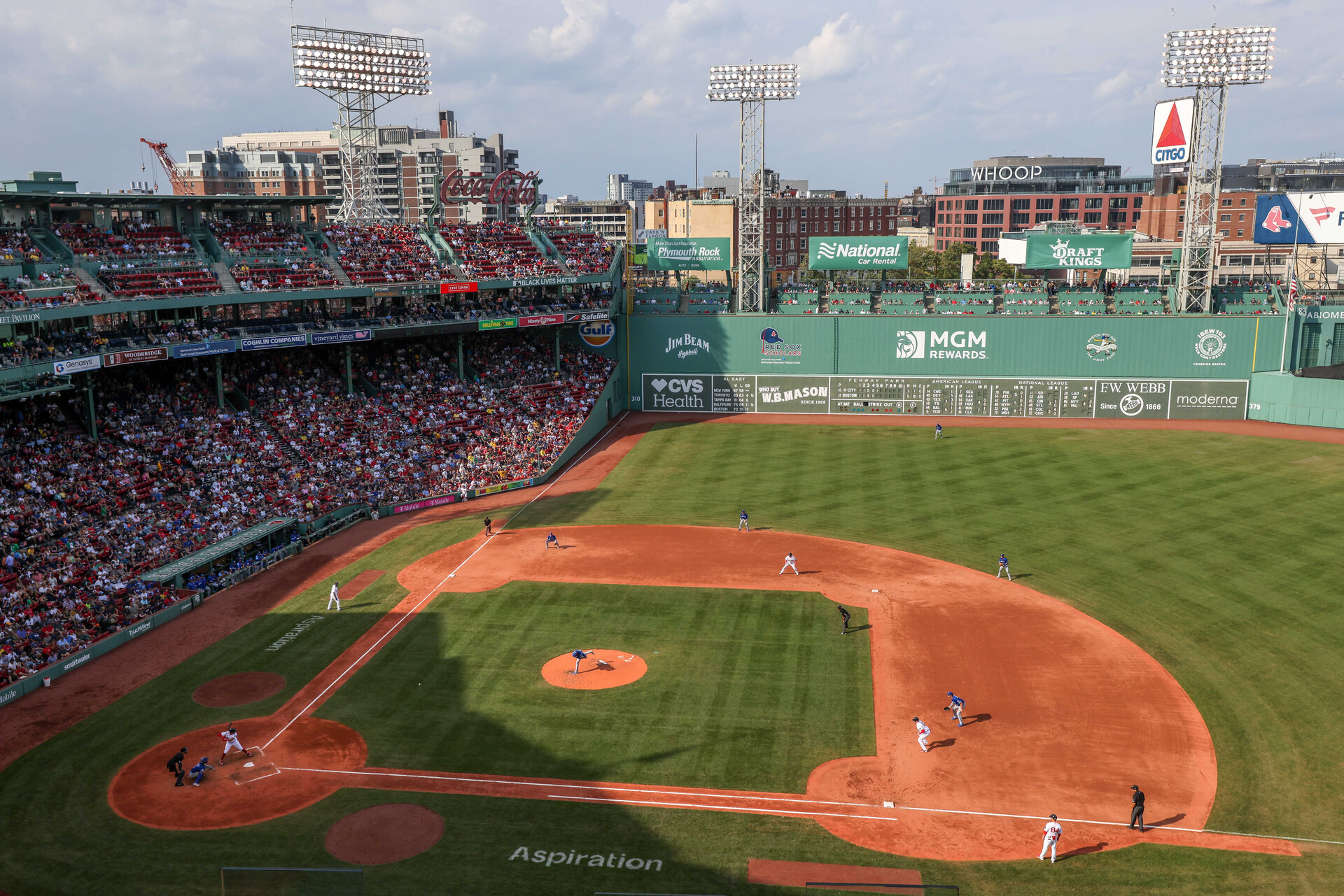 Sep 18, 2022; Boston, Massachusetts, USA; A general view of Fenway Park during a game between the Kansas City Royals and the Boston Red Sox.