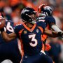 Sep 25, 2022; Denver, Colorado, USA; Denver Broncos quarterback Russell Wilson (3) attempts a throw in the fourth quarter against the San Francisco 49ers at Empower Field at Mile High.