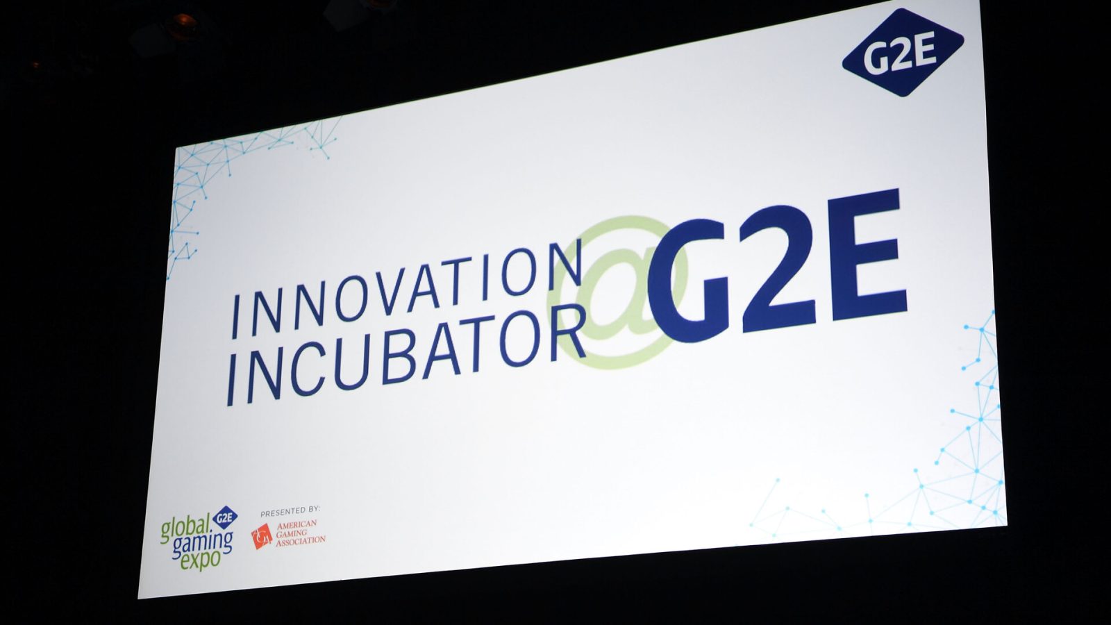 A general view at the inaugural Innovation Incubator at the Global Gaming Expo (G2E), presented by the American Gaming Association (AGA) and Reed Exhibitions on October 11, 2018 in Las Vegas, Nevada.