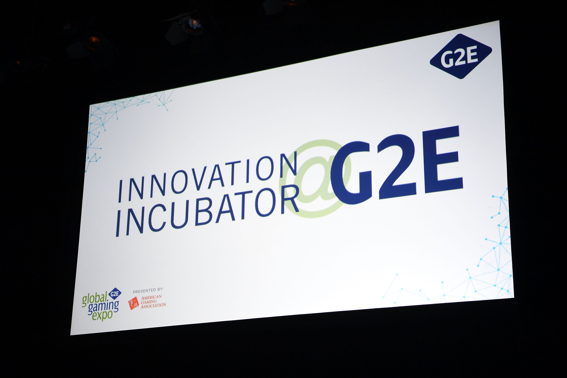 A general view at the inaugural Innovation Incubator at the Global Gaming Expo (G2E), presented by the American Gaming Association (AGA) and Reed Exhibitions on October 11, 2018 in Las Vegas, Nevada.