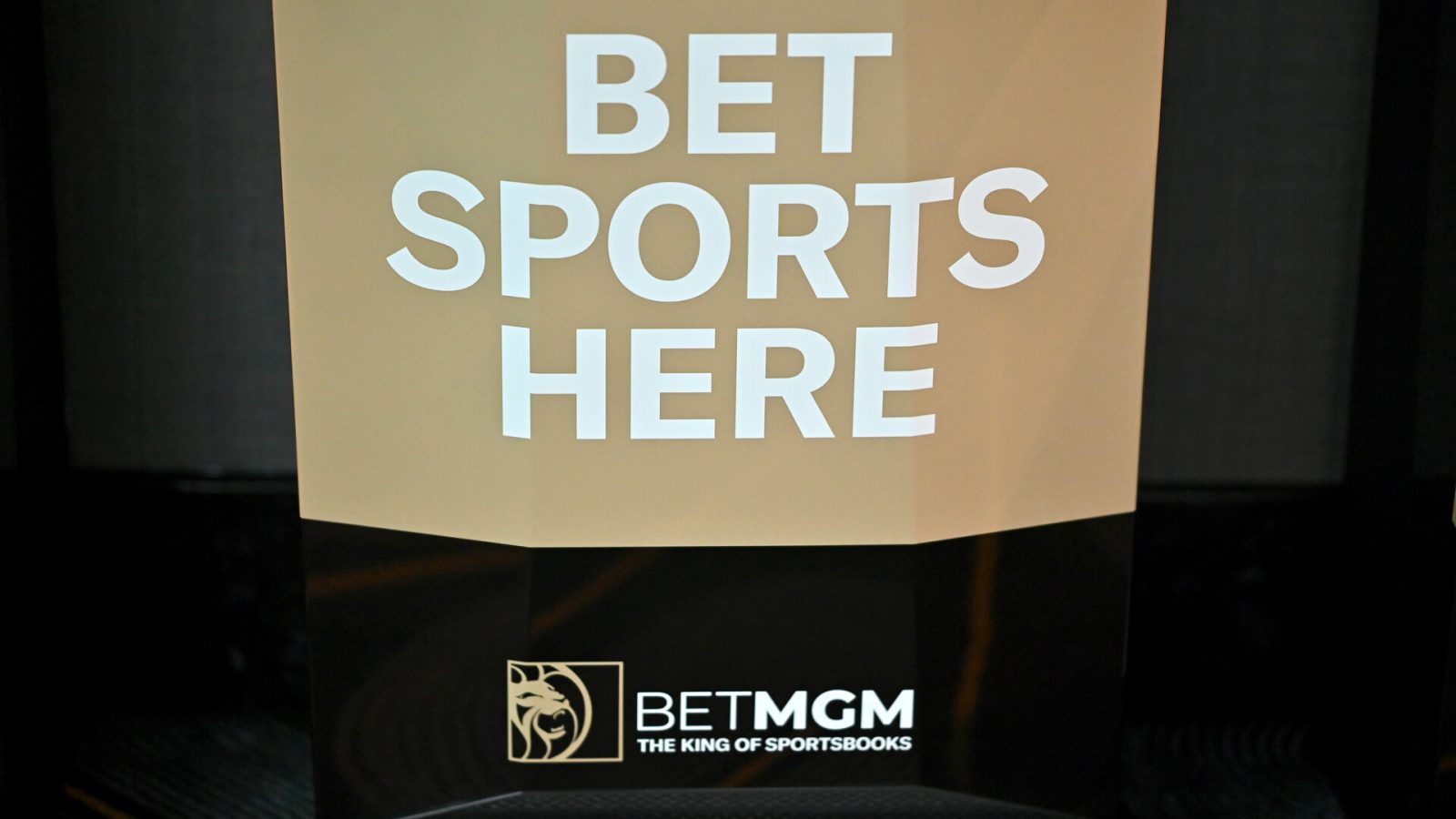 MGM National Harbor, Governor Larry Hogan and Joe Theismann launch sports betting in Maryland with BETMGM at MGM National Harbor on December 09, 2021 in Oxon Hill, Maryland.
