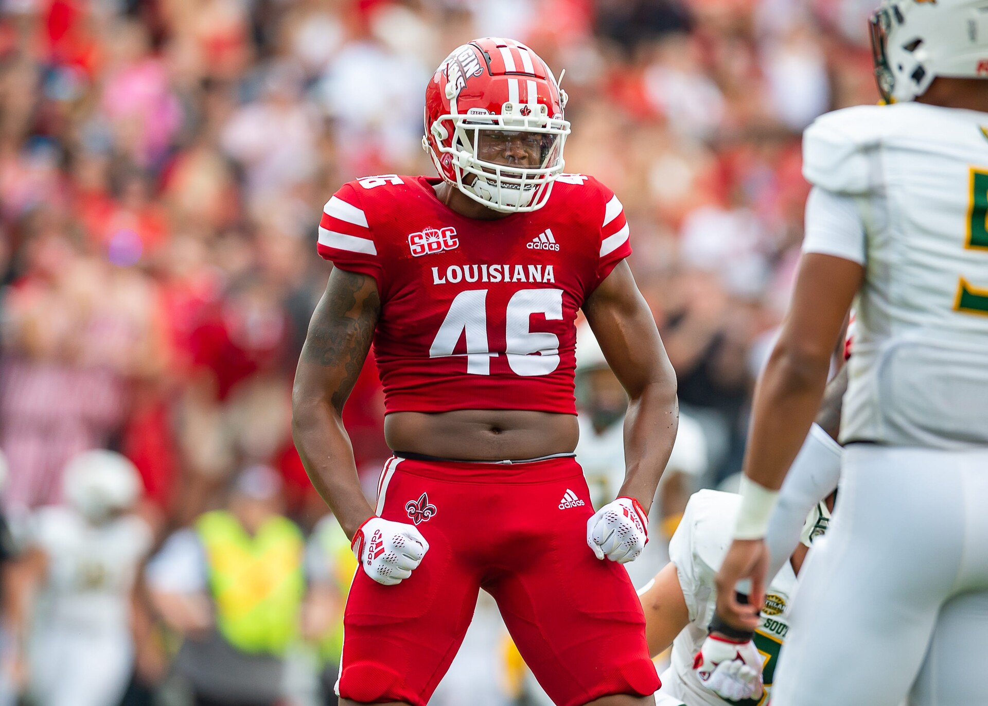 Jordan Lawson as the Louisiana’s Ragin Cajuns take on Southeastern Louisiana Football at Cajun Field. Saturday, Sept. 3, 2022.