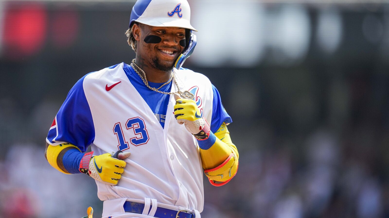 Ronald Acuna Jr. of the Atlanta Braves