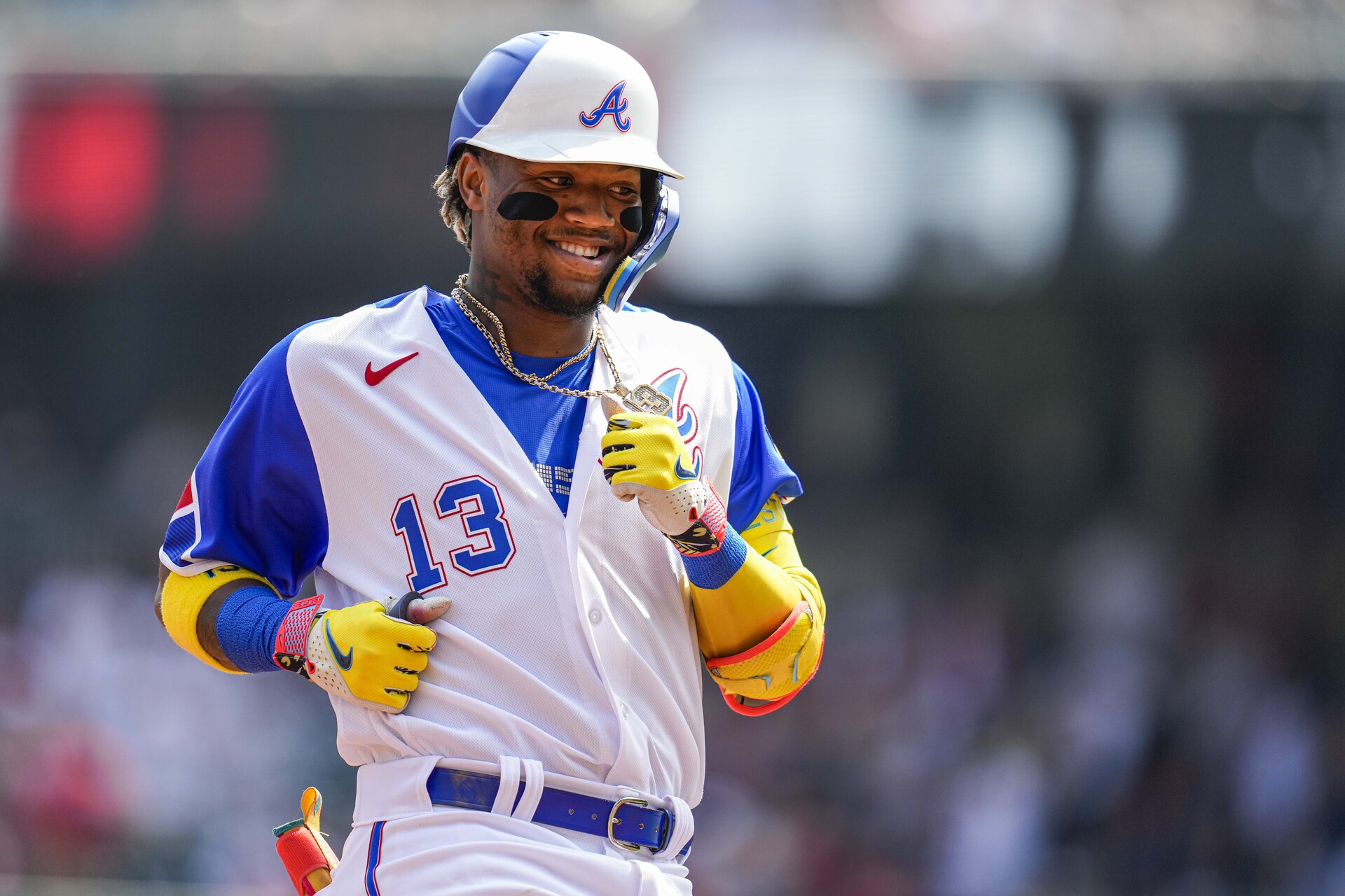 Ronald Acuna Jr. of the Atlanta Braves