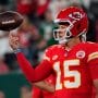 Chiefs vs Bills Prediction: Patrick Mahomes Props & Bills Best Bets – Kansas City Chiefs quarterback Patrick Mahomes (15) pre game against the Jets at MetLife Stadium.
