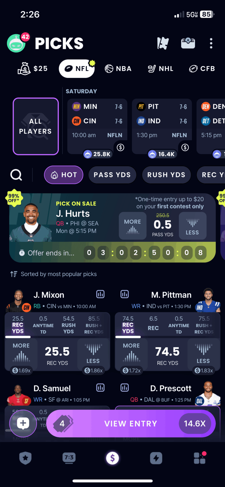 Sleeper Fantasy Promo Code & Review: Sleeper Fantasy App screenshots