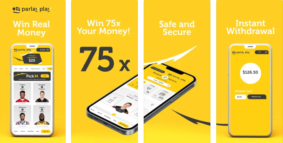 NBA DFS: ParlayPlay app screenshot