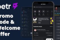 Betr Picks promo code written beside three smartphone screenshots of the app.