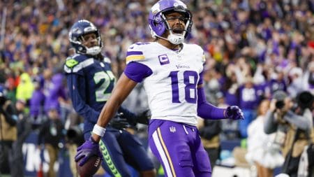Vikings WR Justin Jefferson - Best NFL Player Props Today