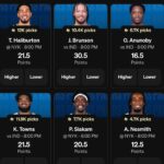 Underdog NBA Projections - Thursday May 29