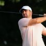Jul 25, 2025; Blaine, Minnesota, USA; Chris Gotterup plays his shot from the 11th tee during the second round of the 3M Open golf tournament.