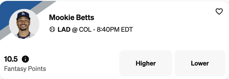 Mookie Betts is one of our MLB trending players this week - August 19, 2025.