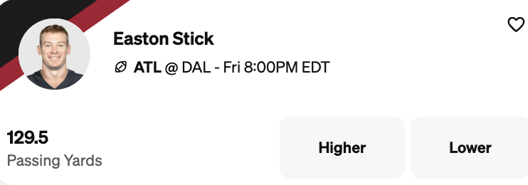 Easton Stick is one of our best Friday NFL preseason picks - August 22, 2025.