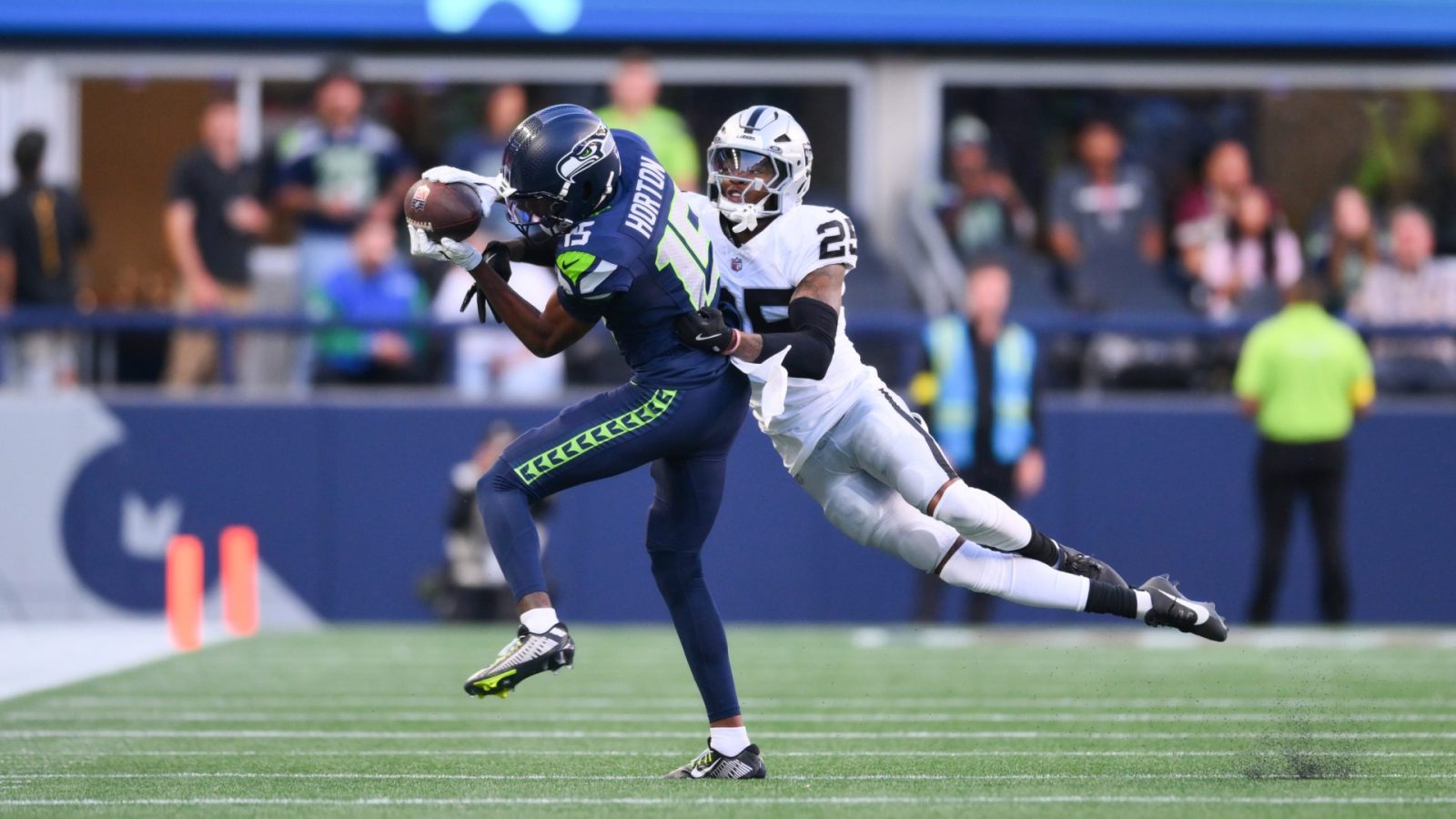 Our betting experts are making Tory Horton a big part of their Week 2 NFL preseason predictions analysis.