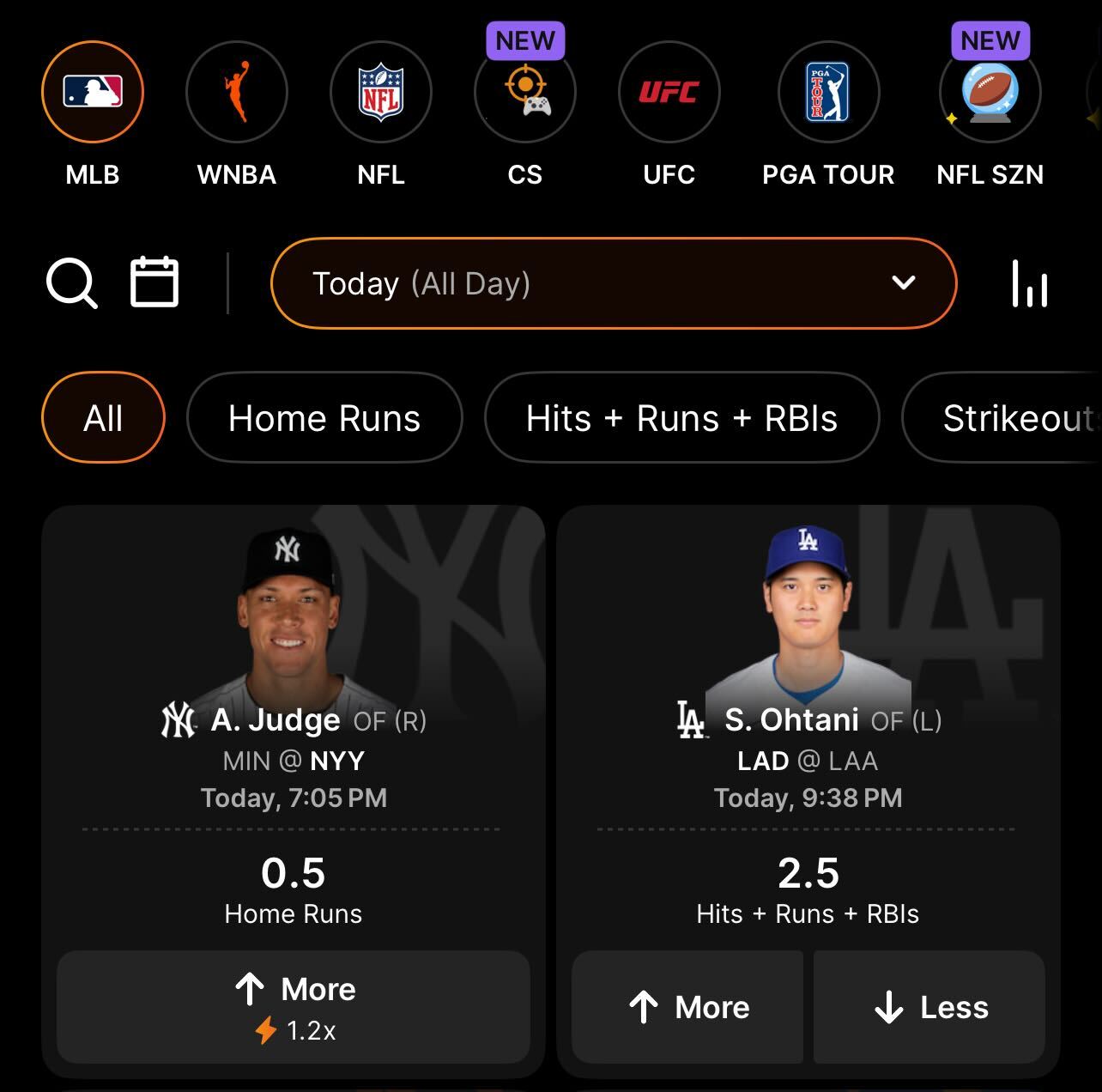 DraftKings Pick6 - August 12th