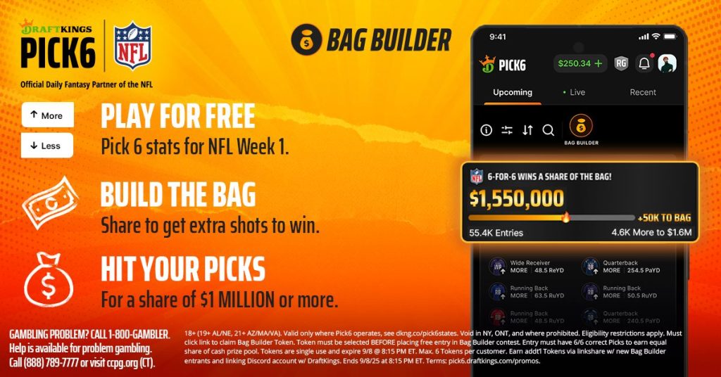 DraftKings Bag Builder
