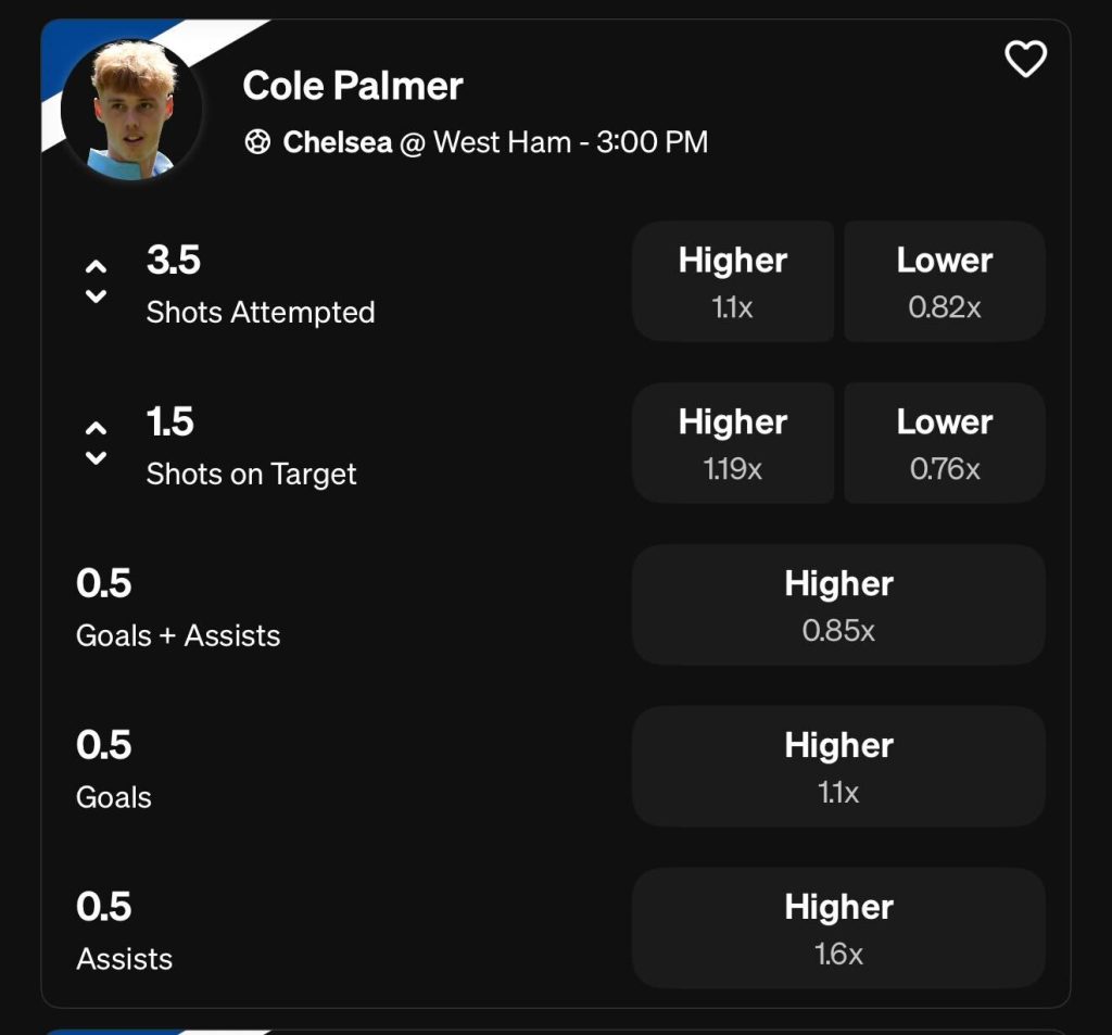 Cole Palmer EPL