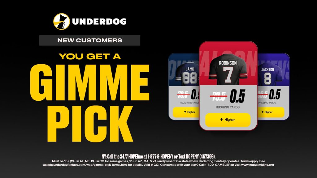 Underdog Gimme Pick